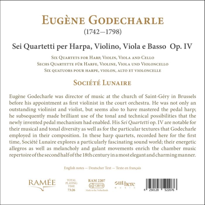 Godecharle: Sei quartetti per harpa - slide-1