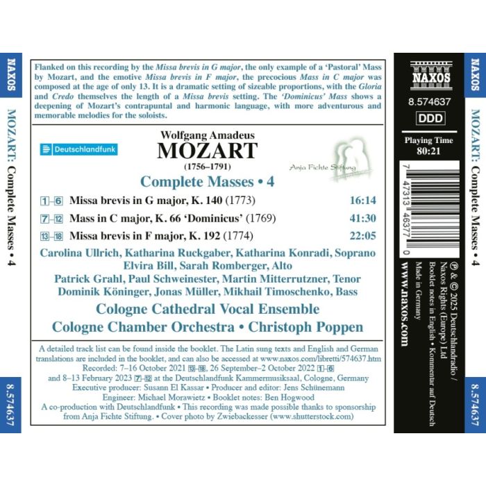 Mozart: Complete Masses Vol. 4 - slide-1