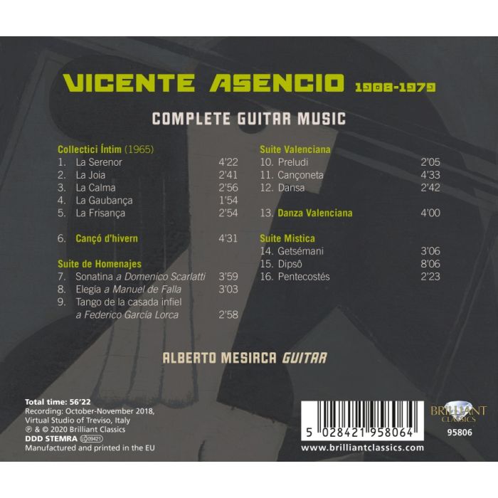 Asencio: Complete Guitar Music - slide-1
