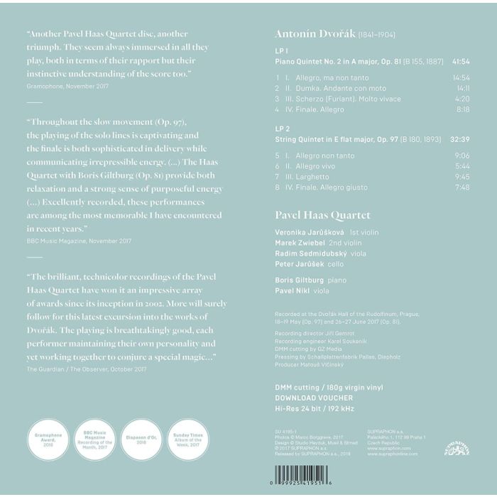 Dvořák: Quintets Op. 81 & 97 - slide-1