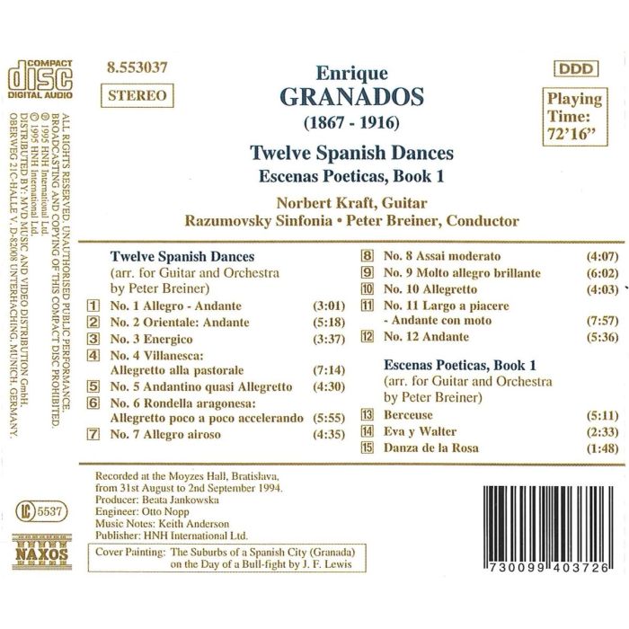 GRANADOS: 12 Spanish Dances - slide-1
