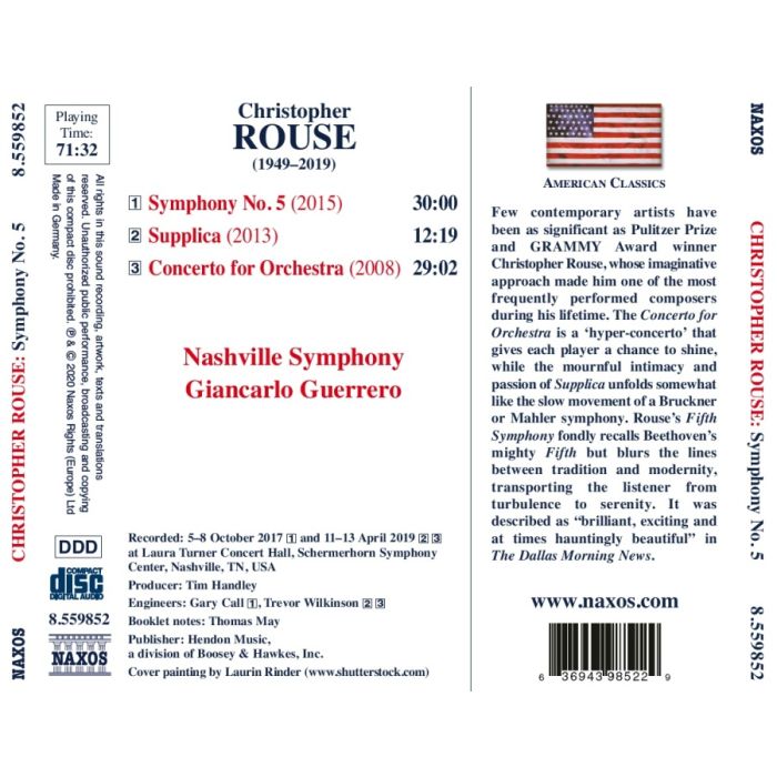 Rouse: Symphony No. 5 - slide-1