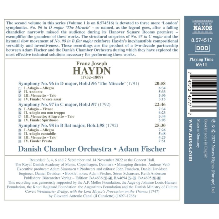 Haydn: Late Symphonies Vol. 2 - slide-1