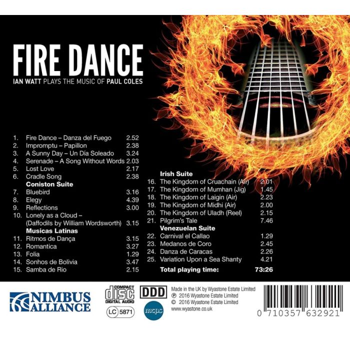 Fire Dance, Ian Watt plays the Guitar Music of Paul Coles - slide-1