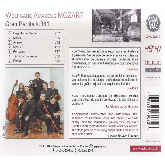 Mozart: Gran partita - slide-1