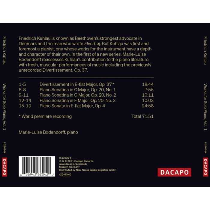 Kuhlau: Works for Solo Piano Vol. 1 - slide-1