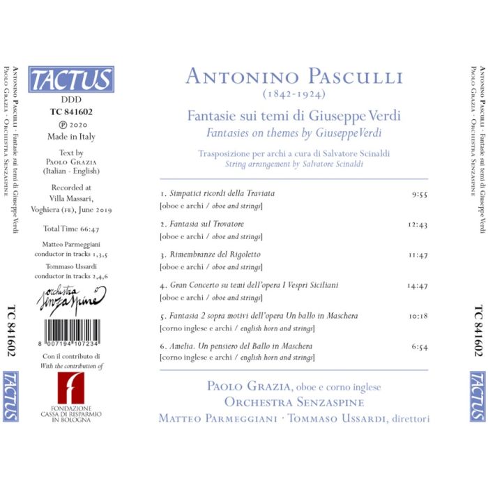 Pasculli: Fantasies on themes by Giuseppe Verdi - slide-1