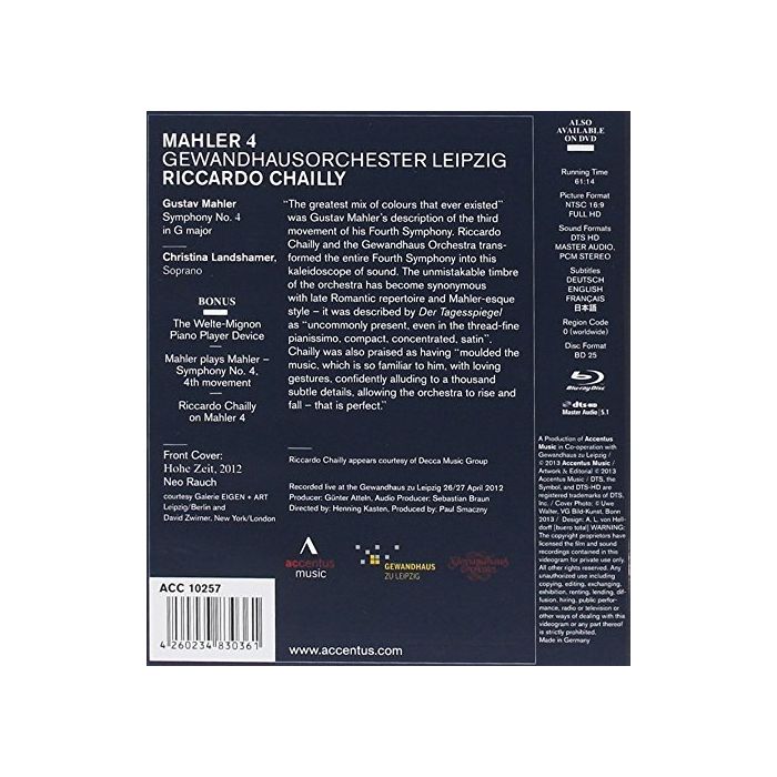 Mahler: Symphony No. 4 / Chailly - slide-1