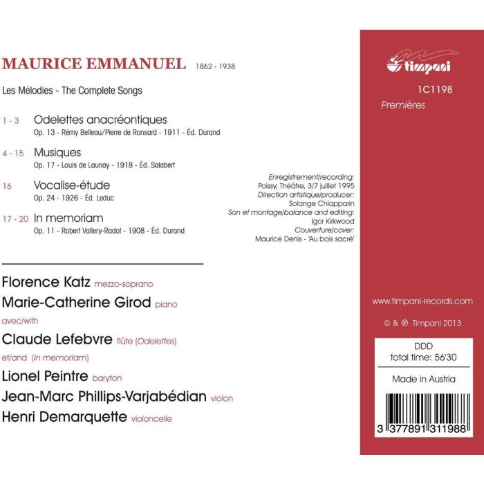 Emmanuel: Les mélodies - slide-1