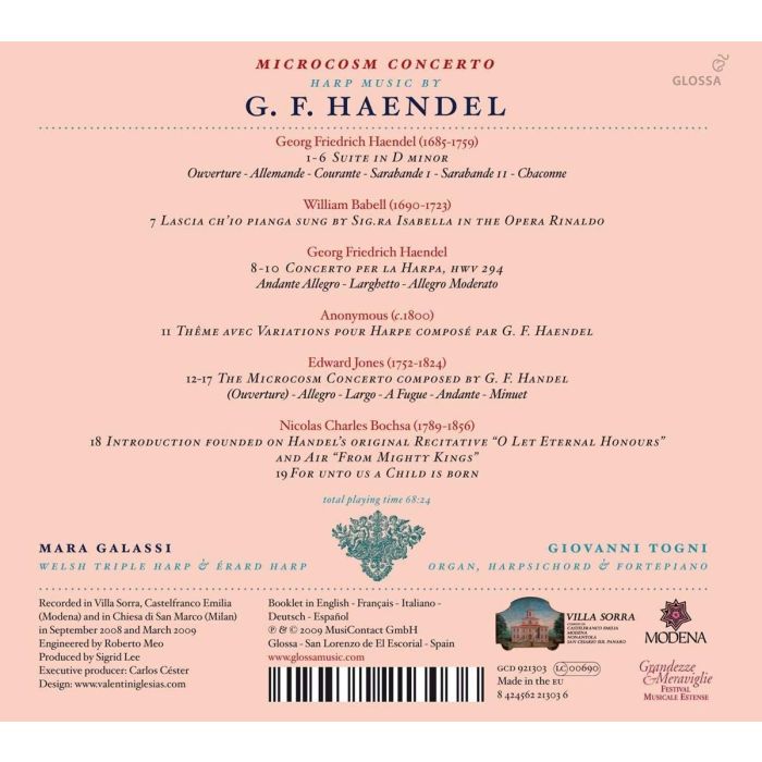 Microcosm Concerto, Harp music by Handel - slide-1