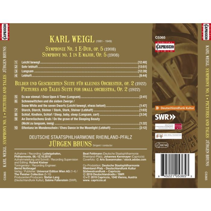 Weigl: Symphony No. 1; Pictures and Tales - slide-1