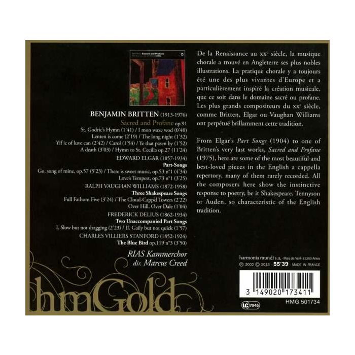 Britten: Sacred and Profane + Williams & Elgar - slide-1