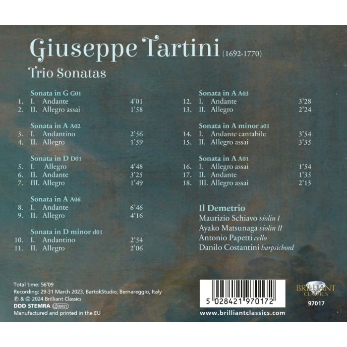 Tartini: Trio Sonatas - slide-1