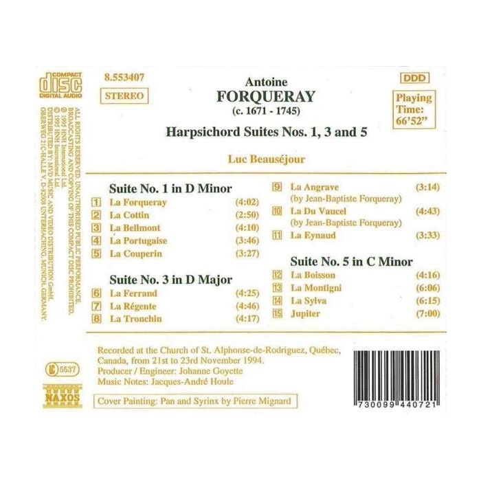 FORQUERAY: Harpsichord Suites - slide-1