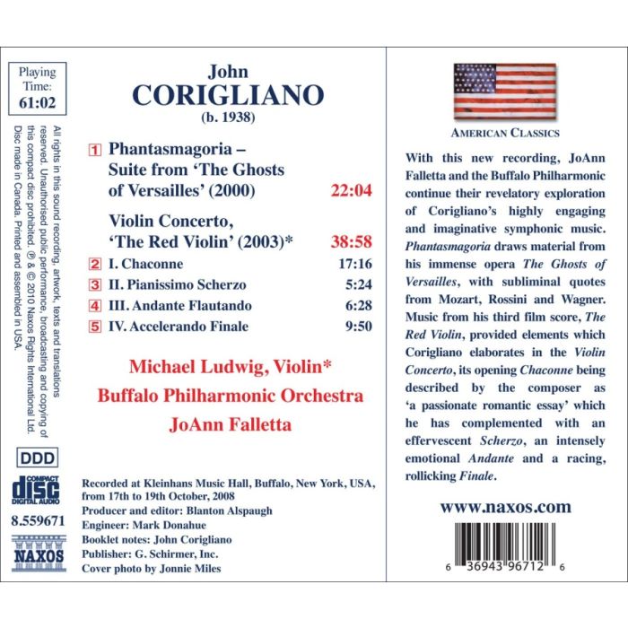 Corigliano Violin Concerto 