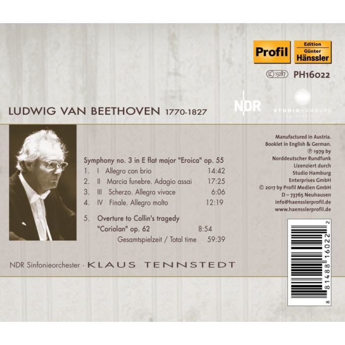 Beethoven: Symphony No. 3; Coriolan - slide-1