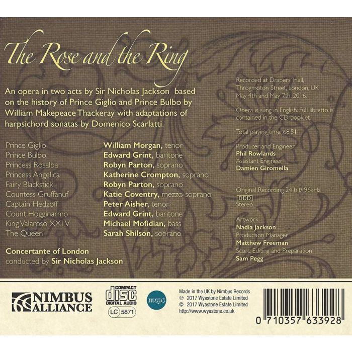 Jackson: The Rose and the Ring, Opera in 2 Acts - slide-1