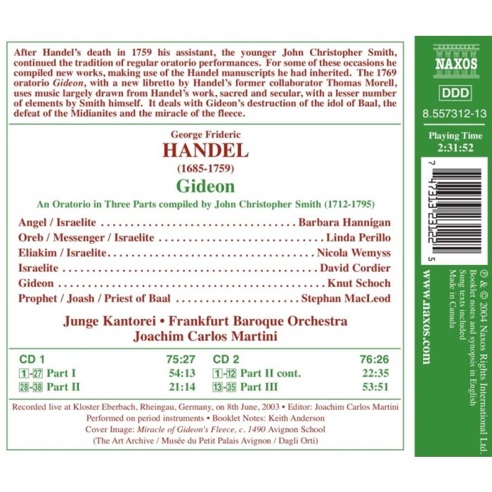 HANDEL: Gideon - slide-1