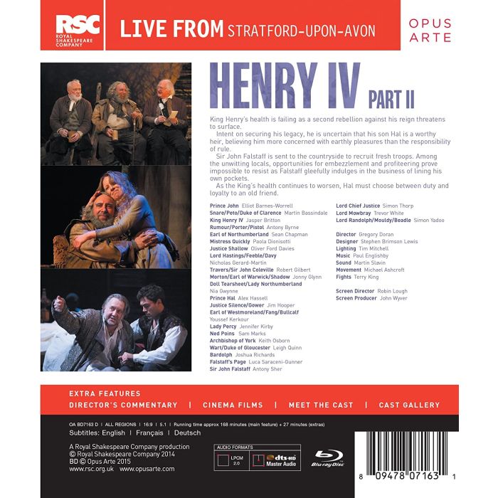 Shakespeare: Henry IV, Part II - slide-1