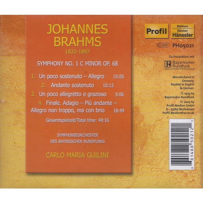 Brahms: Symphony no 1 - slide-1