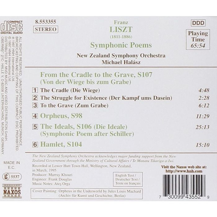 LISZT: Symphonic Poems, Vol. 2 - slide-1