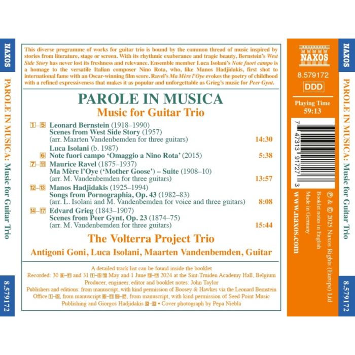 Parole in Musica - Music for Guitar Trio - slide-1