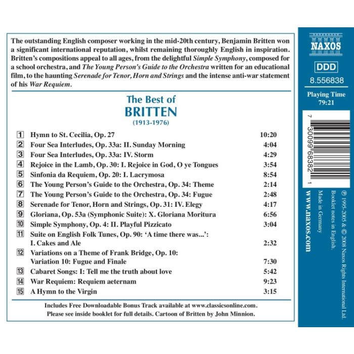THE BEST OF BRITTEN - slide-1
