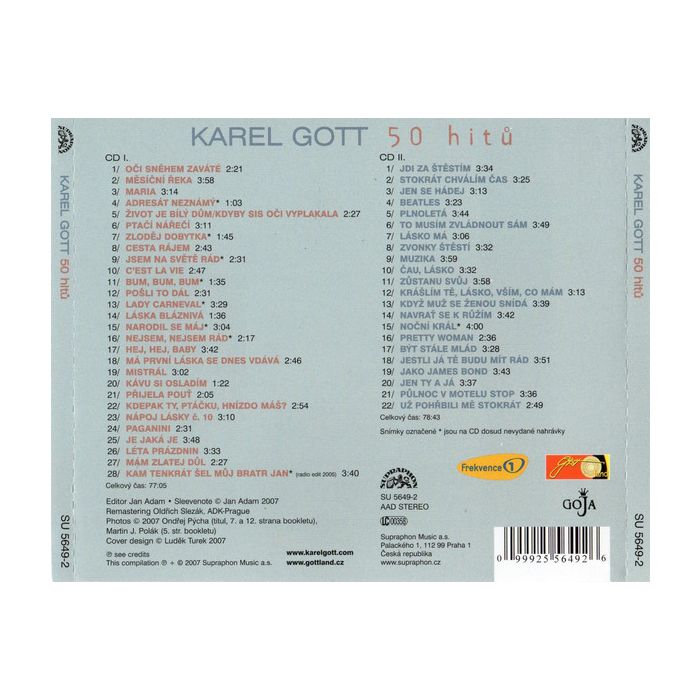 Gott, Karel: 50 Hitu - slide-1