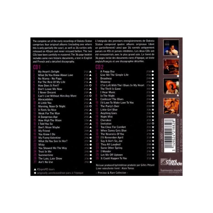 Dakota Staton: Precious & Rare - The complete (1954-1958) - slide-1