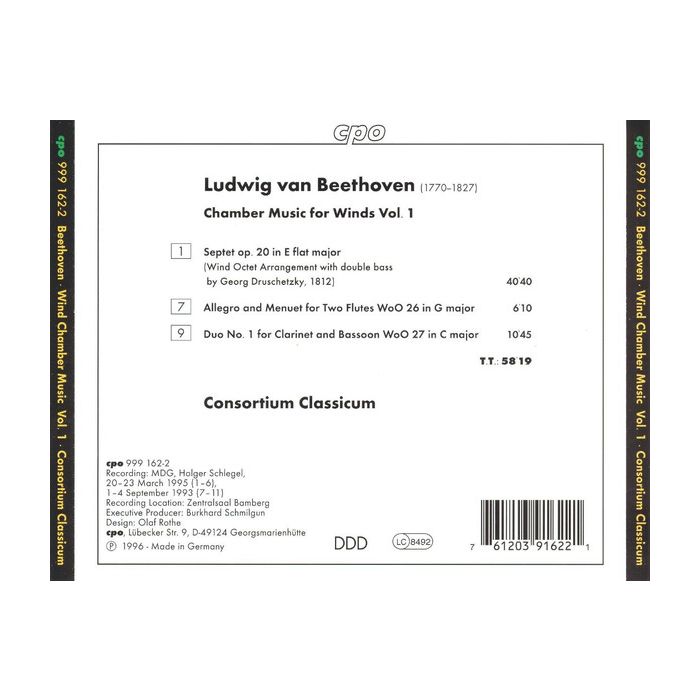 BEETHOVEN: Wind chamber music vol. 1 - slide-1