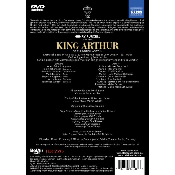 Purcell: King Arthur - slide-1