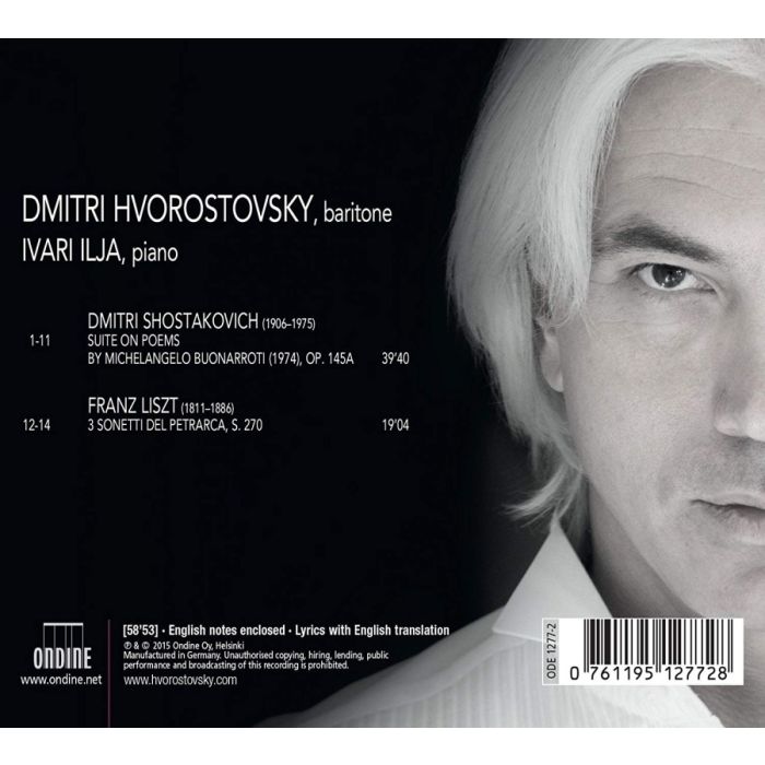 Shostakovich: Suite on Poems by Michelangelo, Liszt: Sonnets - slide-1