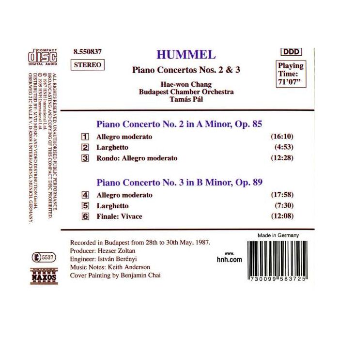 HUMMEL: Piano Concertos vol. 1 - slide-1