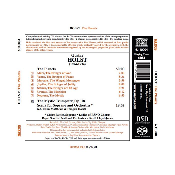 Holst: The Planets,The Mystic Trumpeter - slide-1