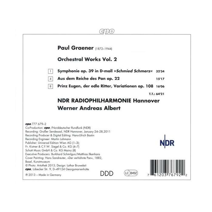 Graener: Orchestral Works Vol. 2 - slide-1