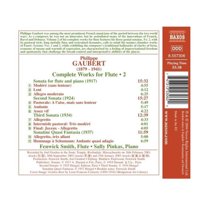 GAUBERT: Works for Flute, Vol. 2 - slide-1
