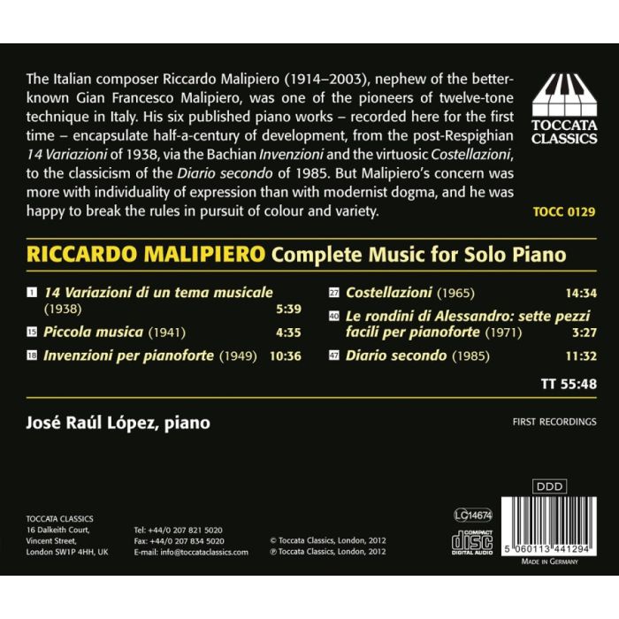 Malipiero: Complete Music for Solo Piano - slide-1