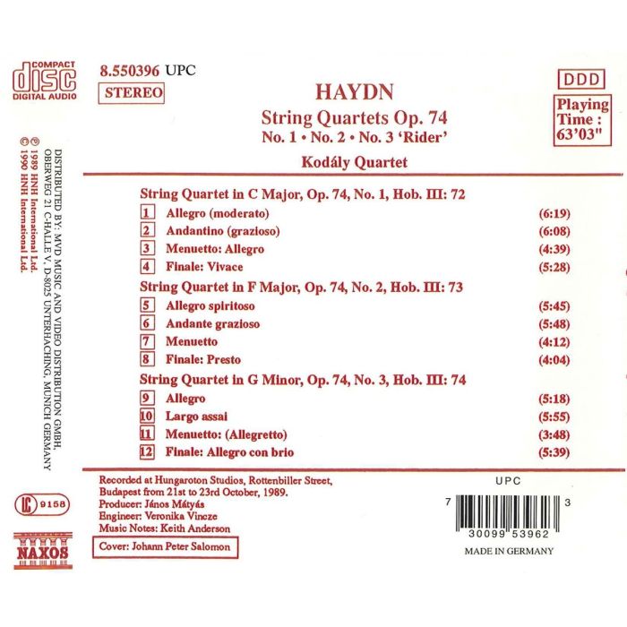 Haydn: String Quartets - slide-1