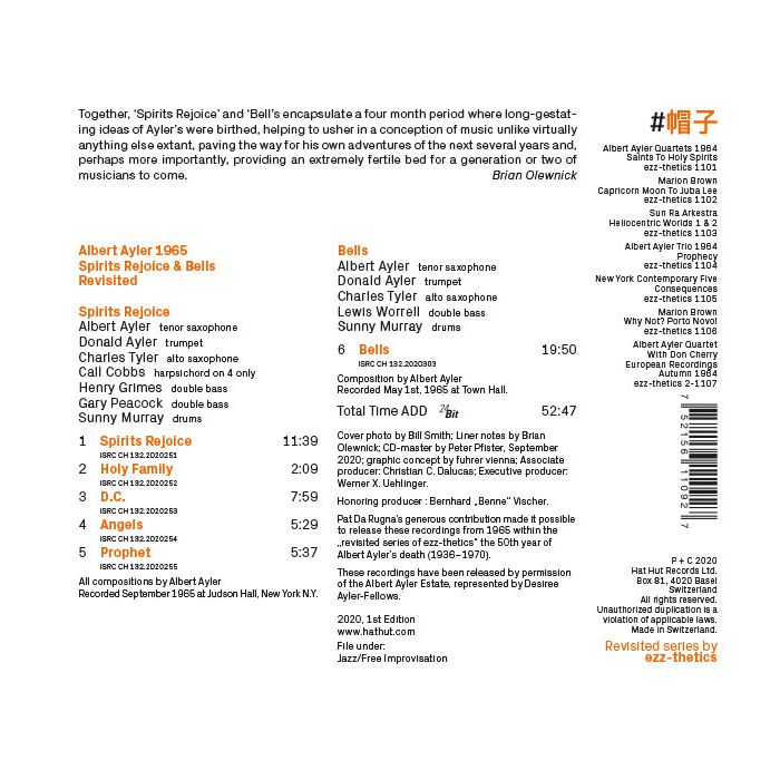 Albert Ayler: Spirits Rejoice & Bells Revisited - slide-1