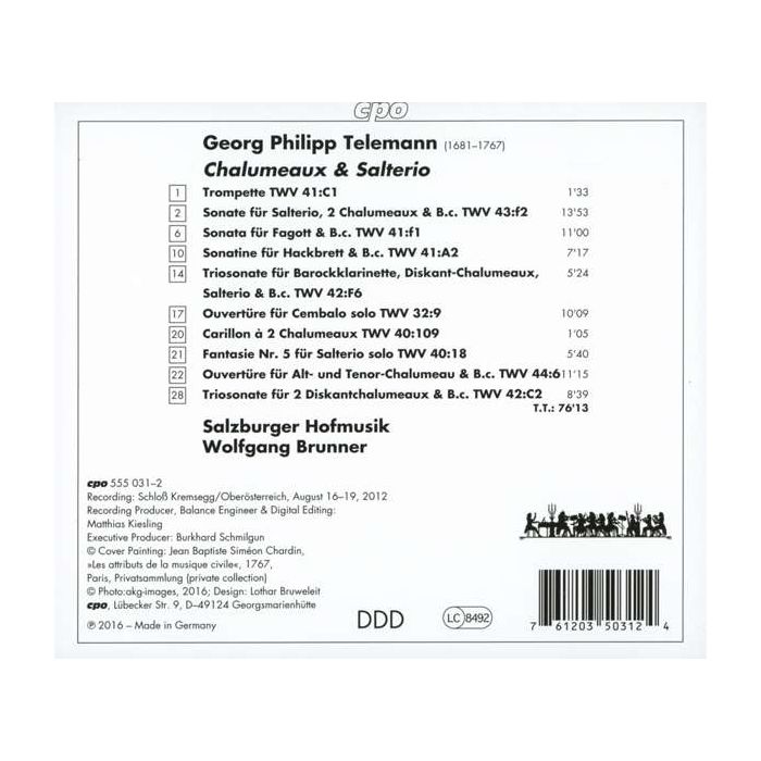 Telemann: Chalumeaux & Salterio - Overtures Trios Sonatas - slide-1