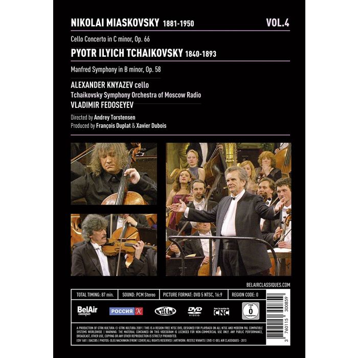 Tchaikovsky: Manfred Symphony / Miaskovsky: Cello Concerto Op.66 - slide-1