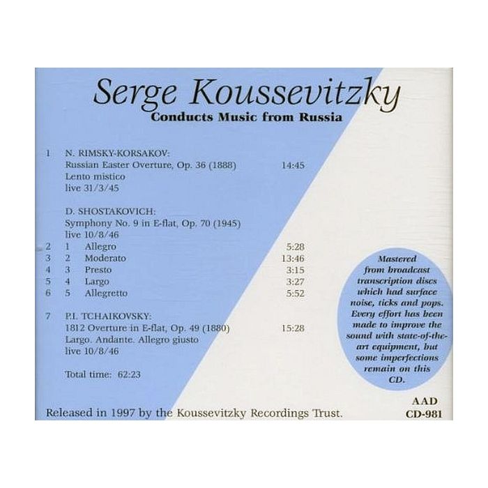 Koussevitzky Conducts Music from Russia - slide-1
