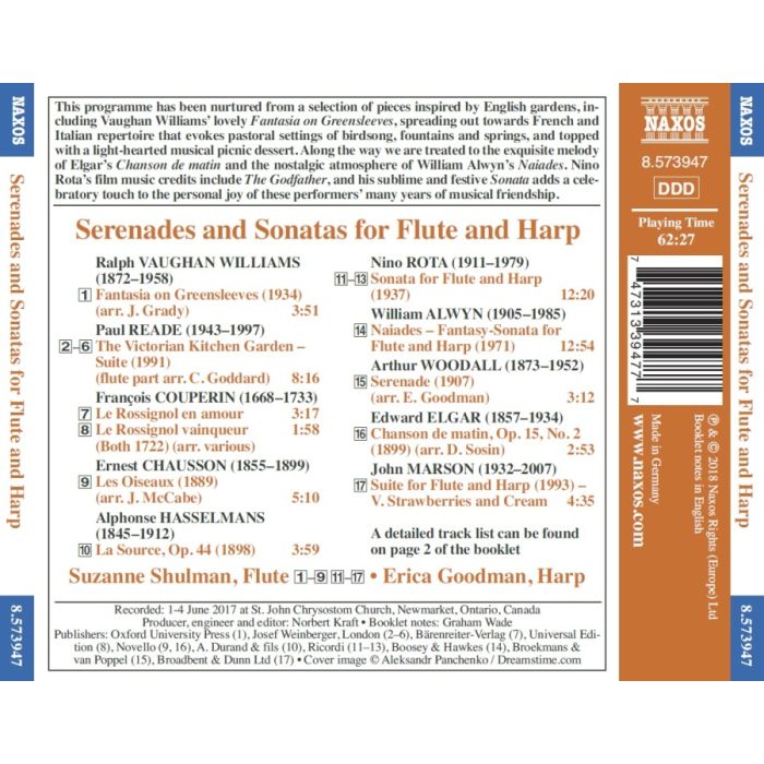 Serenades & Sonatas for Flute and Harp - slide-1