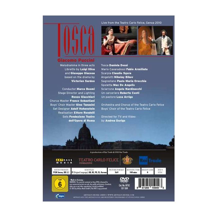 Puccini: Tosca / Teatro Carlo Felice Genua  - slide-1