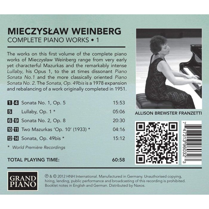 Weinberg: Complete Piano Works Vol. 1 - slide-1