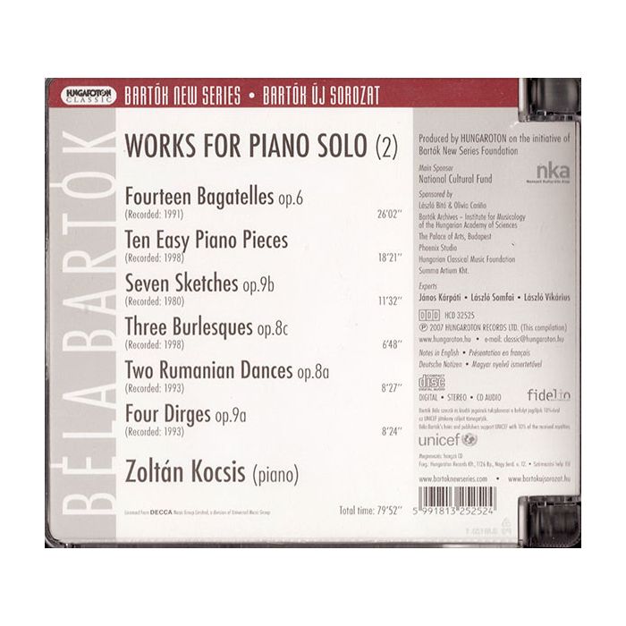 Bartok: Works for piano solo 2 - slide-1