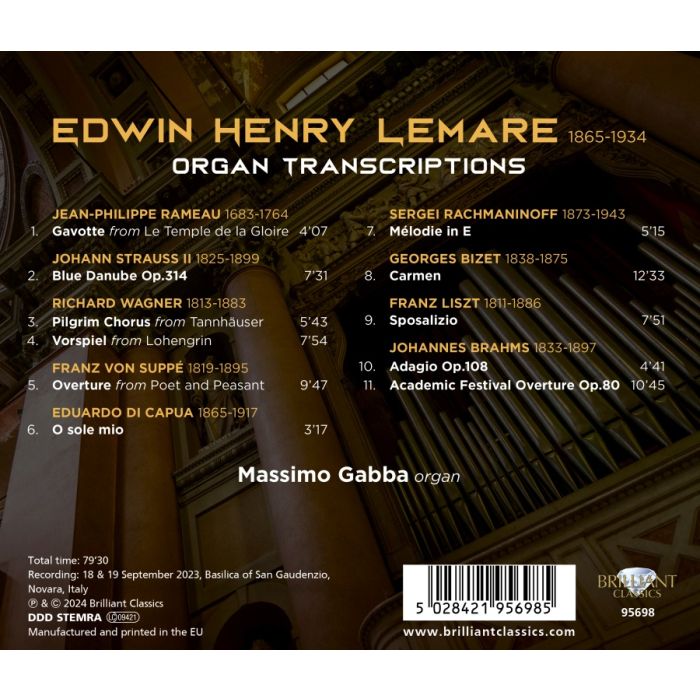 Lemare: Organ Transcriptions - slide-1