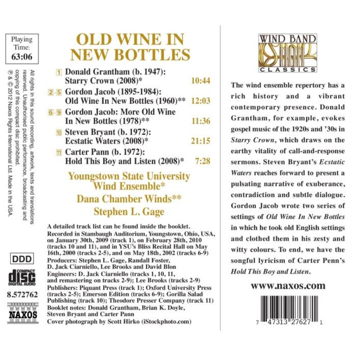 Old Wine in New Bottles - Grantham, Jacob, Bryant, Pant (Wind Band Classics) - slide-1