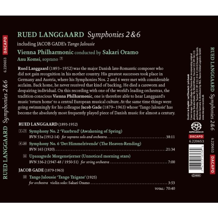 Langgaard: Symphonies 2 & 6; Gade: Tango Jalousie - slide-1