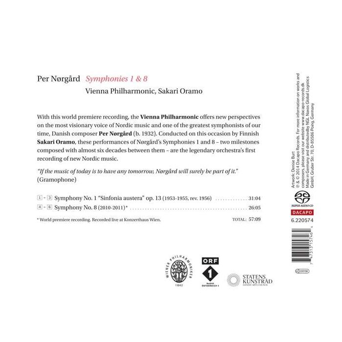 Nørgård: Symphonies Nos. 1 & 8 - slide-1